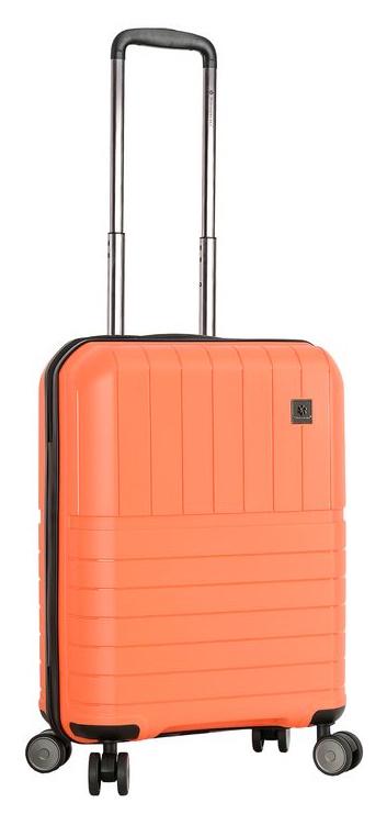 Чемодан дорожный S под ручную кладь Snowball 39403 35 л полипропилен Оранжевый