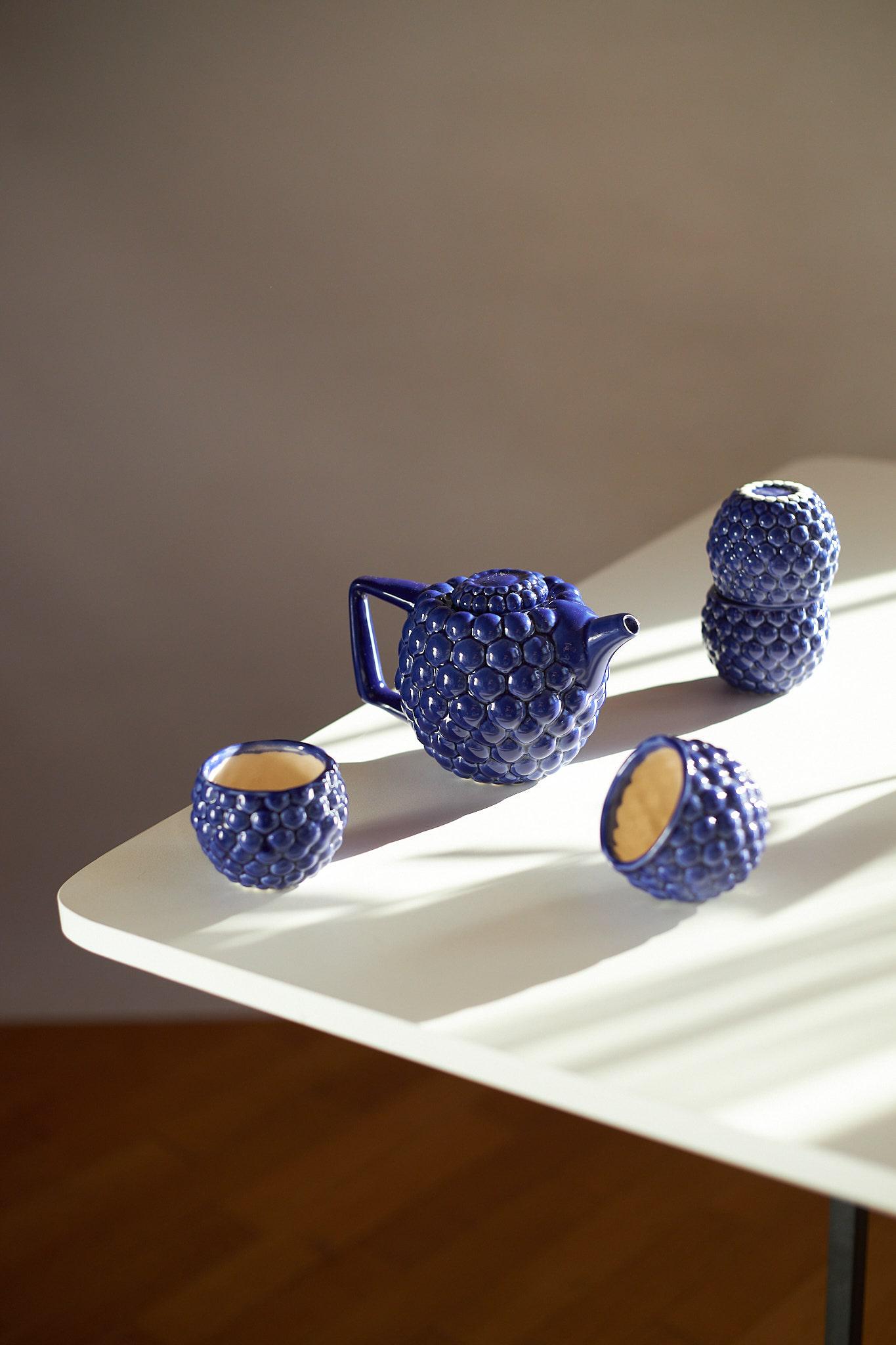 Набор для чайной церемонии Синяя ягода ручной работы (TS-20) - фото 13 Набор для чайной церемонии Синяя ягода ручной работы (TS-20) - фото 13