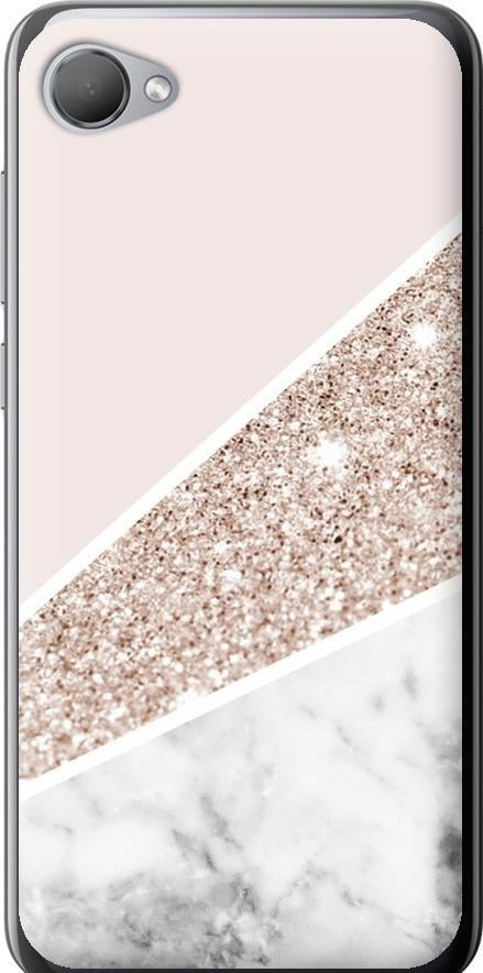 Чехол на HTC Desire 12 Пастельный мрамор (4342u-1476-42517)