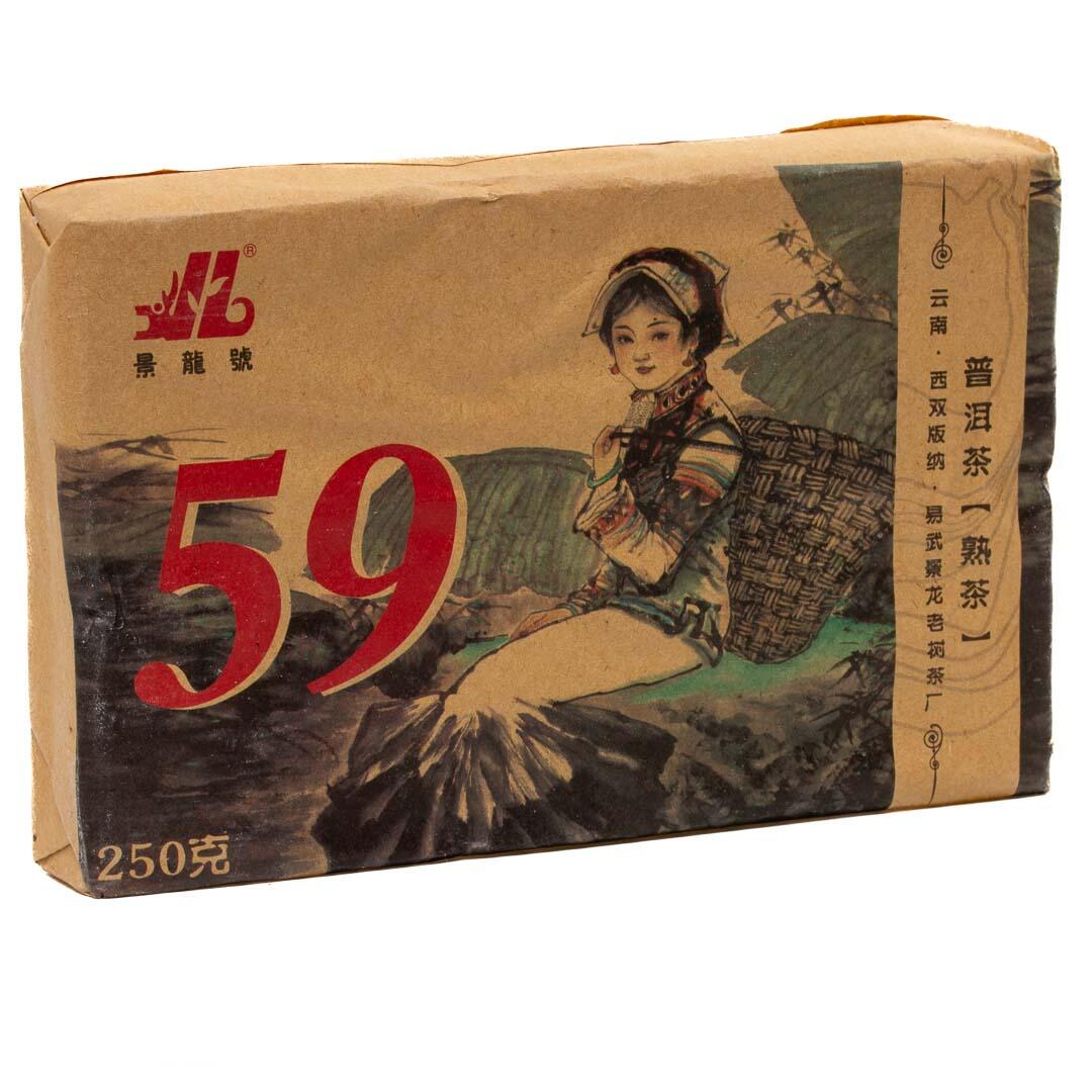 Чай Шу Пу Эр Цзин Лун 59 2020 г. 250 г