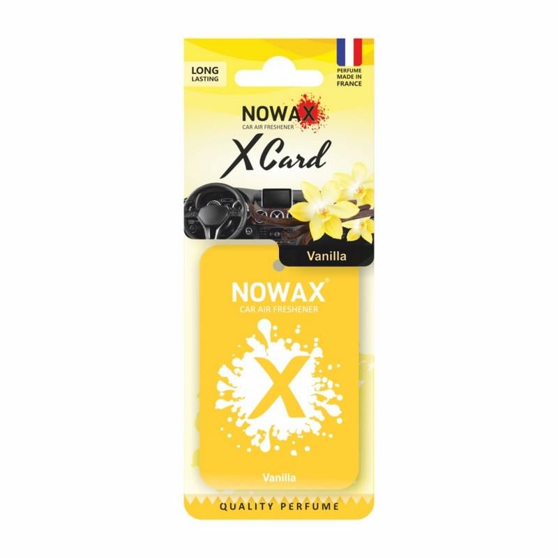 Ароматизатор на дзеркало Nowax X Card Vanilla (NX07536)