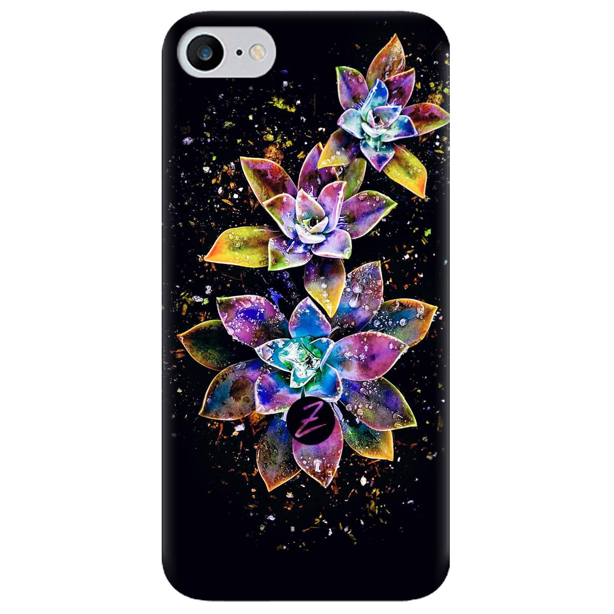 Силіконовий чохол Zorrov для Apple iPhone SE 2020 - Magical flowers (14090040101087437)