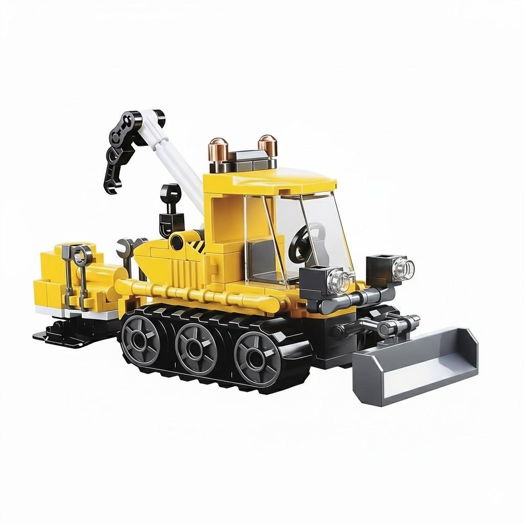 Детский конструктор Sluban M38-B0952 “Снегоуборочная машина с фигуркой” 145 деталей