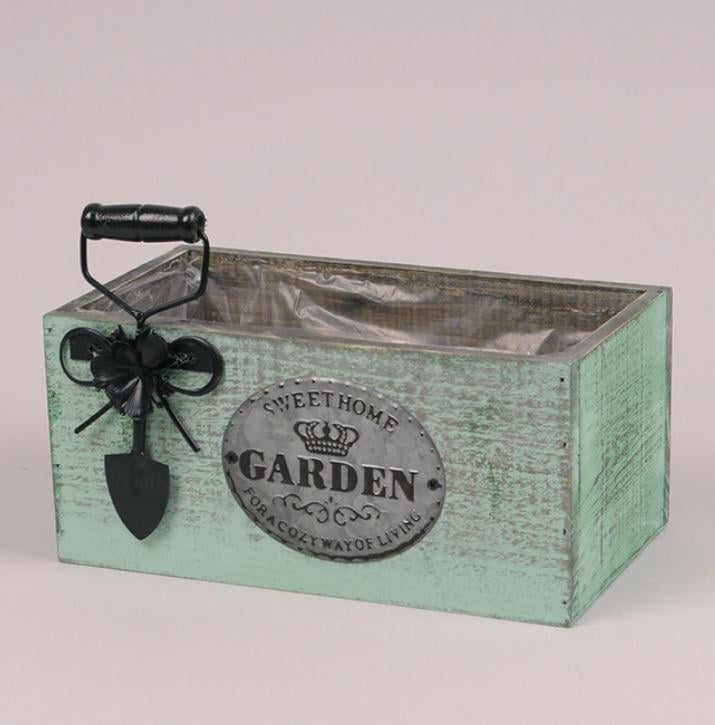 Кашпо деревянное прямоугольное Garden (45879)