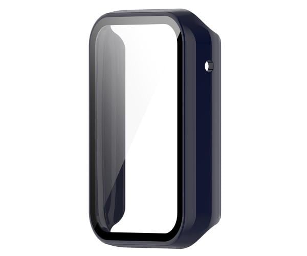 Чехол с защитным стеклом Protective Cover with Glass для Xiaomi Mi Band 7 Pro Синий Чехол с защитным стеклом Protective Cover with Glass для Xiaomi Mi Band 7 Pro Синий