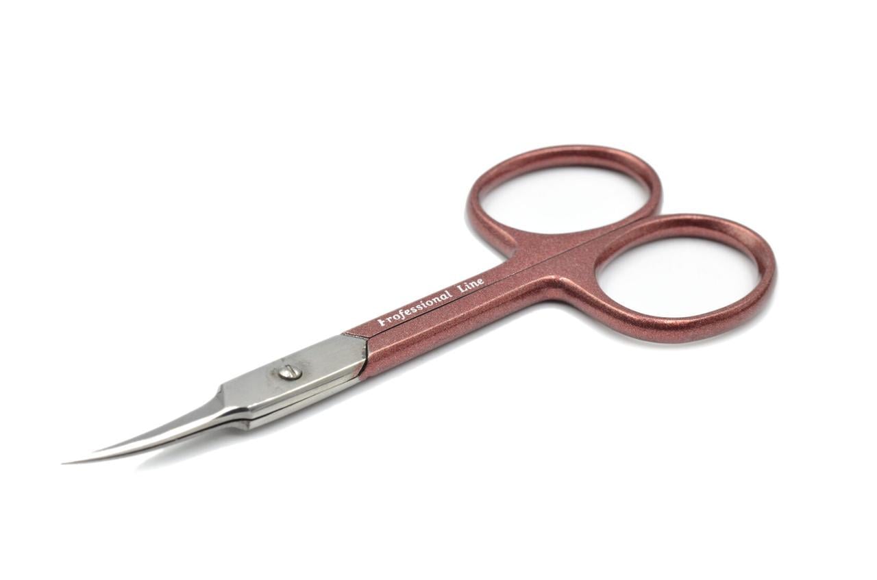 Ножиці манікюрні для кутикули Beauty Luxury HM-09R вигнуті