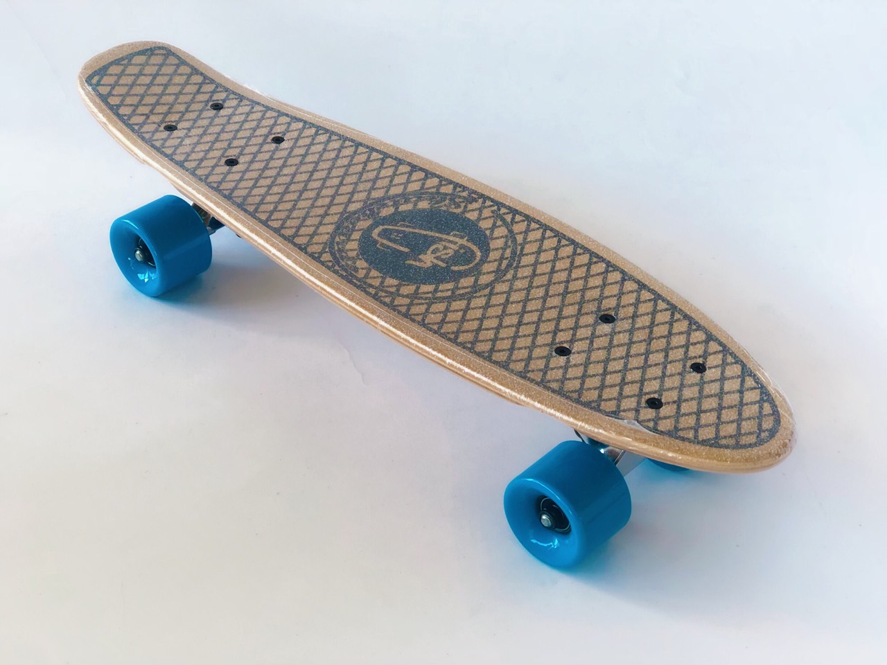 Пенніборд Fish Skateboards Wood 22" Blue