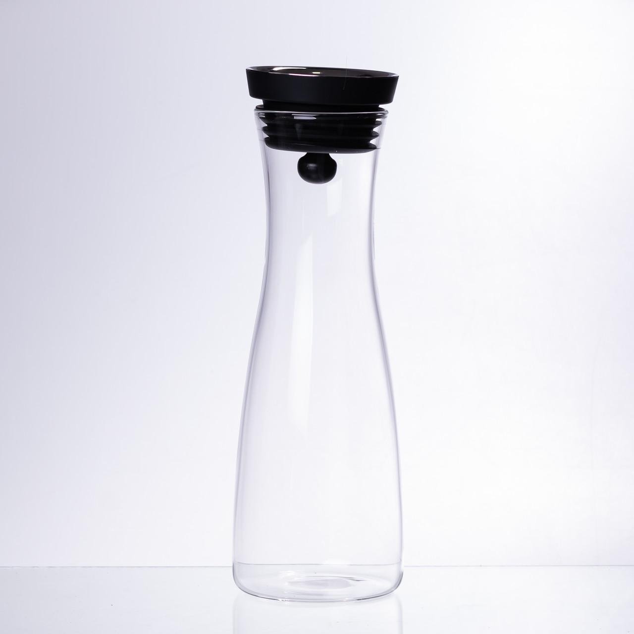 Графин с крышкой для воды/сока/лимонада стеклянный 1 л (HP-19-42) - фото 4