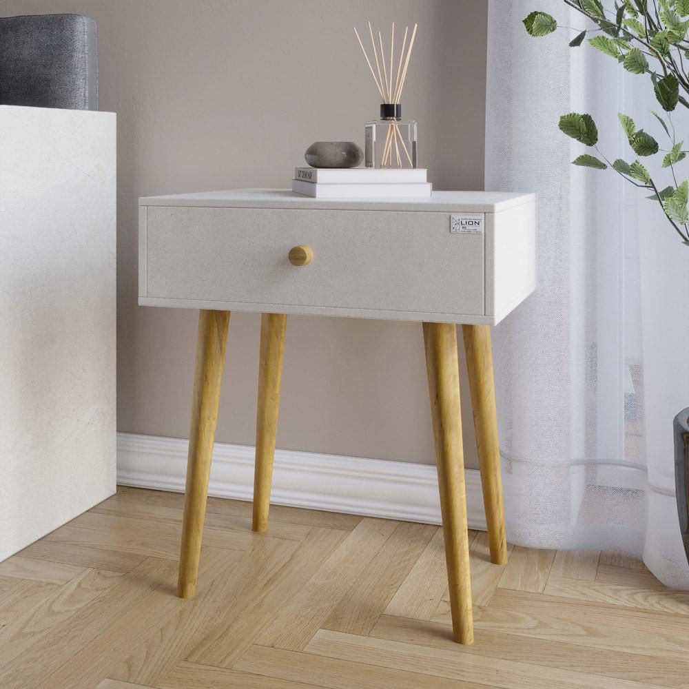 Тумба прикроватная Lion Хьюге-4 Бетон style (Lion-041013)