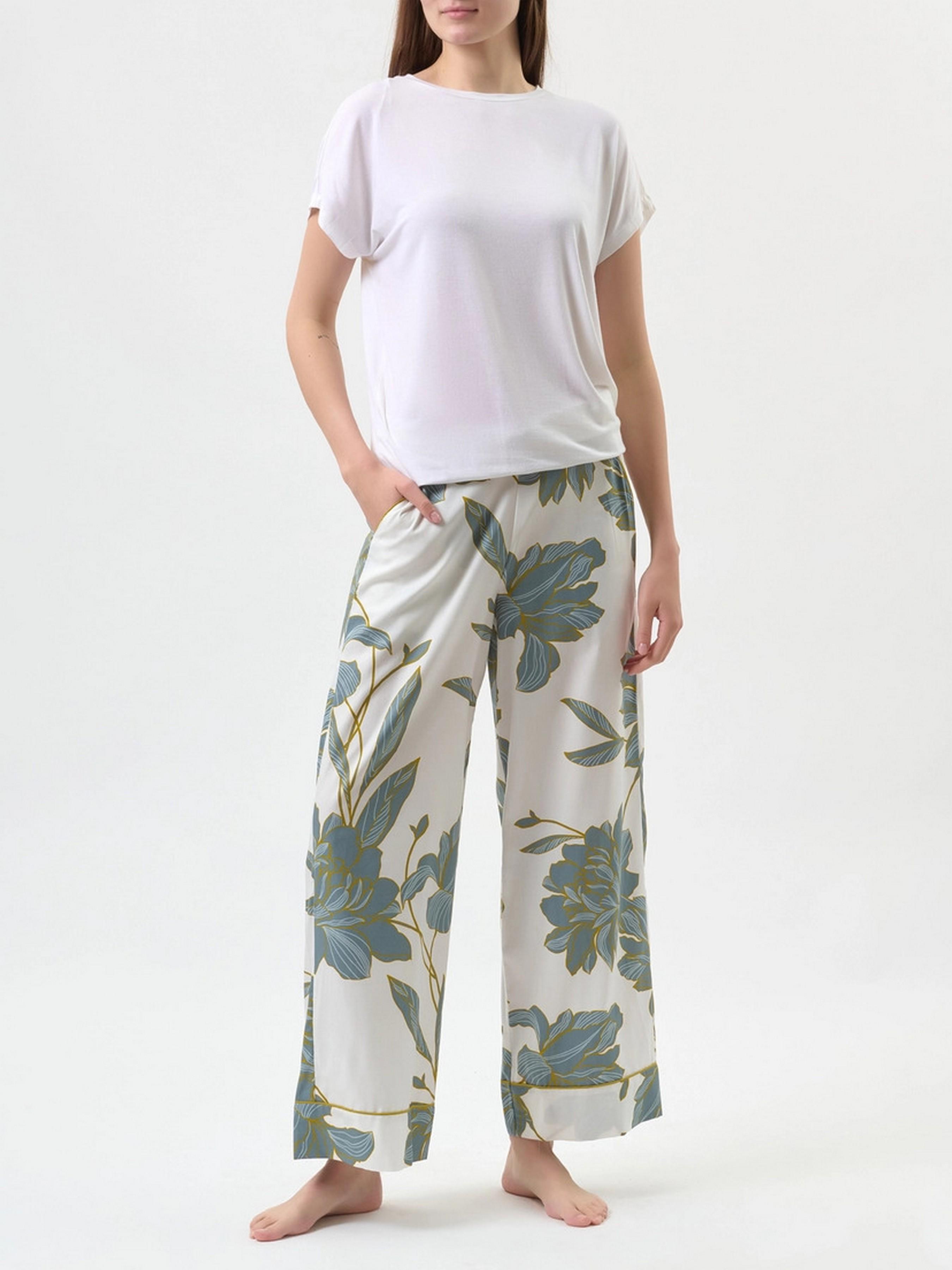 Пижама женская CYBERJAMMIES Piper 0761-0427 6/XXSБелый с цветочным принтом (5051877539051)