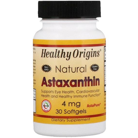 Астаксантин Healthy Origins Astaxanthin Natural 4 мг 30 мяг. капс. HOG-84912 (000001613)