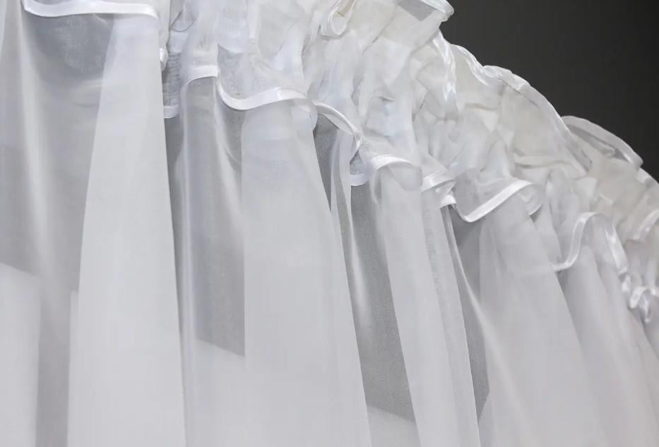 Занавеска кухонная арка шифон с макраме 400х160 см Белый (000к 51-165) - фото 2 Занавеска кухонная арка шифон с макраме 400х160 см Белый (000к 51-165) - фото 2