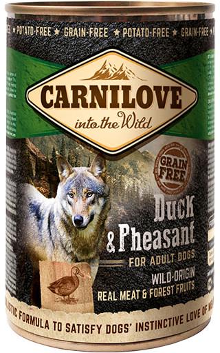 Корм влажный Carnilove Dog k для собак с уткой и фазаном 400 г (8595602529230)