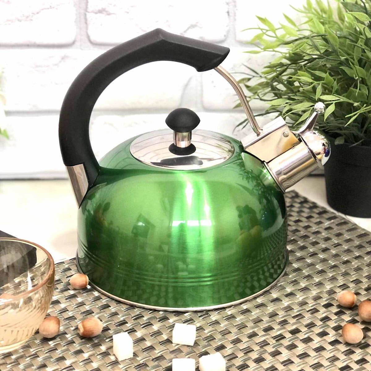 Чайник A-Plus зі свистком 2,5 л (1332-WK) - фото 2