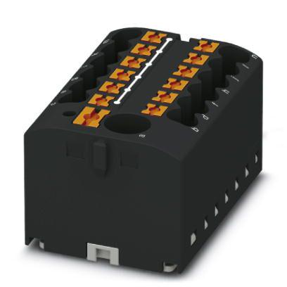 Розподільний блок Phoenix Contact PTFIX 6/12X2,5 BK 450В 24A Push-in Чорний (3273366)