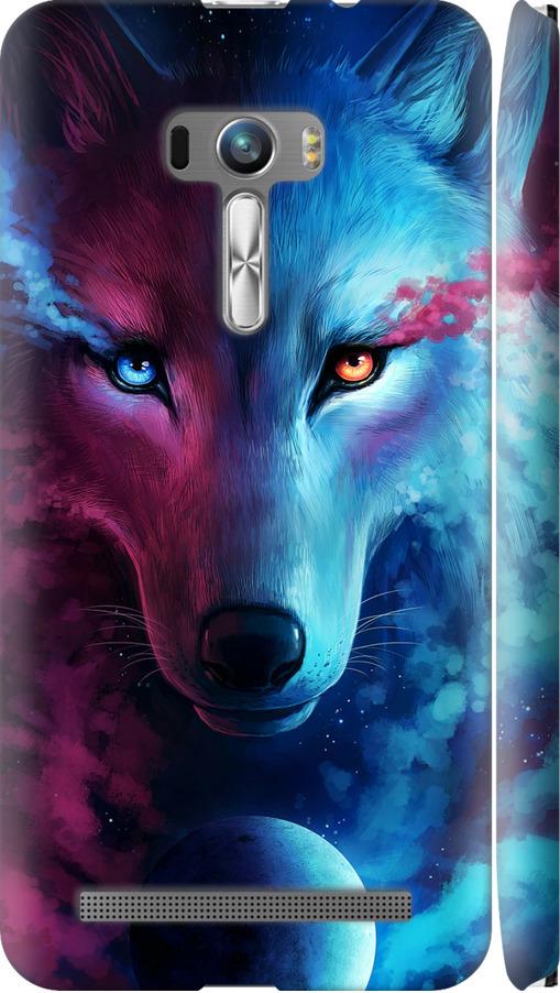 Чехол на Asus ZenFone Selfie ZD551KL Арт-волк (3999c-116-42517) Чехол на Asus ZenFone Selfie ZD551KL Арт-волк (3999c-116-42517)