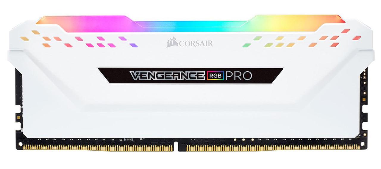 Оперативна пам'ять для ПК Corsair 16 GB 2x8 GB DDR4 3200 MHz Vengeance RGB Pro White (CMW16GX4M2C3200C16W) - фото 4 Оперативна пам'ять для ПК Corsair 16 GB 2x8 GB DDR4 3200 MHz Vengeance RGB Pro White (CMW16GX4M2C3200C16W) - фото 4