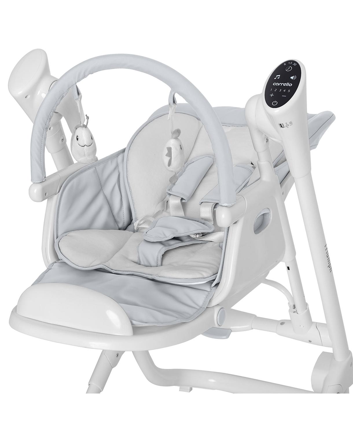 Стілець-гойдалка Carrello Triumph Cloud Grey (CRL-10302) - фото 3 Стілець-гойдалка Carrello Triumph Cloud Grey (CRL-10302) - фото 3