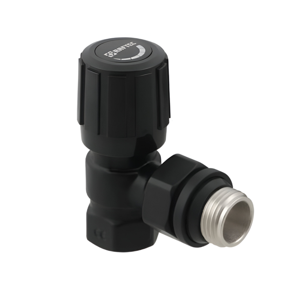 Клапан радиаторный угловой Raftec DNRK11-B 1/2x1/2" подача Black (SW-98637) Клапан радиаторный угловой Raftec DNRK11-B 1/2x1/2" подача Black (SW-98637)