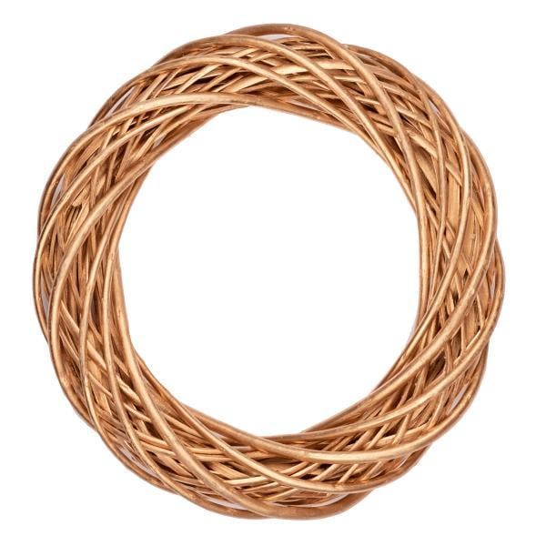 Венок Yes! Fun ротанговый 30 см Золотой (974233)