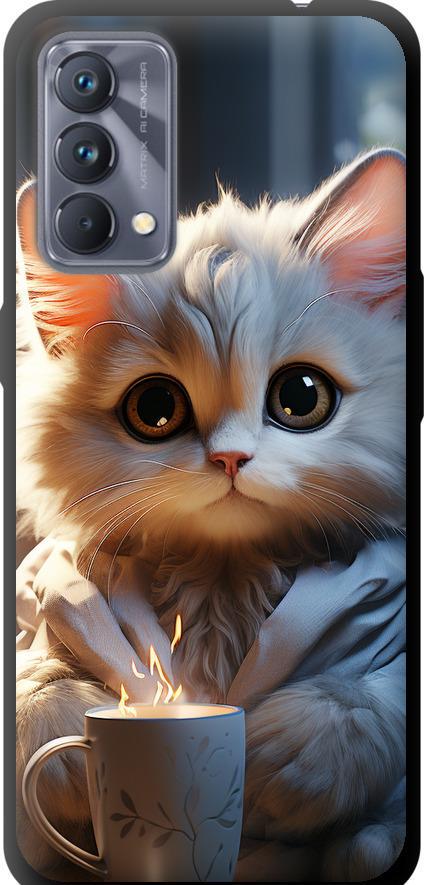 Чехол на Realme GT Master White cat (5646b-2852-42517)