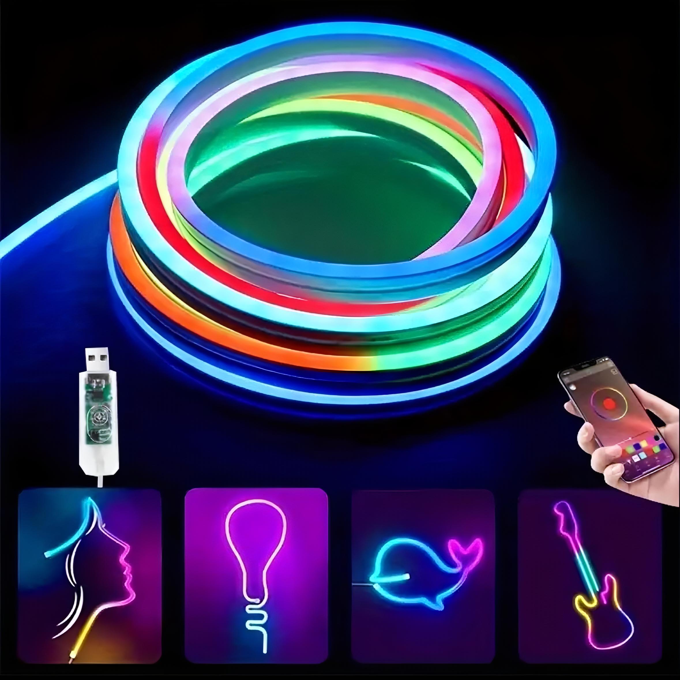 Стрічка неонова RGB LED NEON multi with function 5 м - фото 8