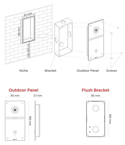 Панель виклику IP BAS-IP AV-04FD для IP-домофонів Silver (115518) - фото 7 Панель виклику IP BAS-IP AV-04FD для IP-домофонів Silver (115518) - фото 7