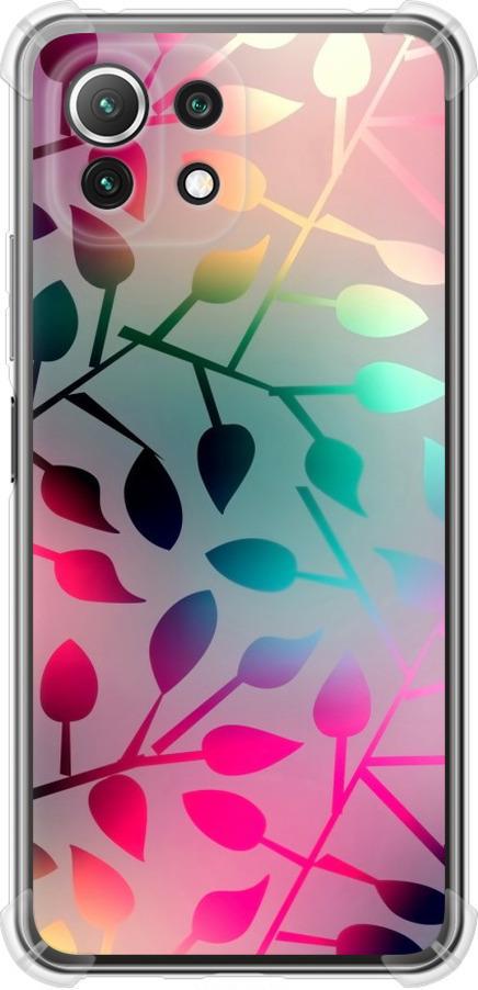 Чохол на Xiaomi Mi 11 Lite Листя (2235sp-2281-42517)