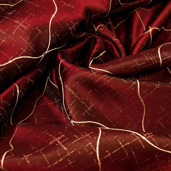 Ткань портьерная жаккардовая IDEIA Нео Классика V-604 3,0 м Бордовый (2200004079080)