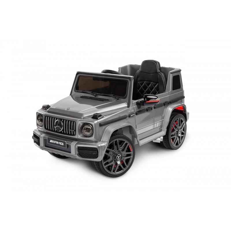 Электромобиль детский Caretero Mercedes Benz G63 AMG 2 мотора по 35 W пульт ДУ Silver (387239) - фото 1