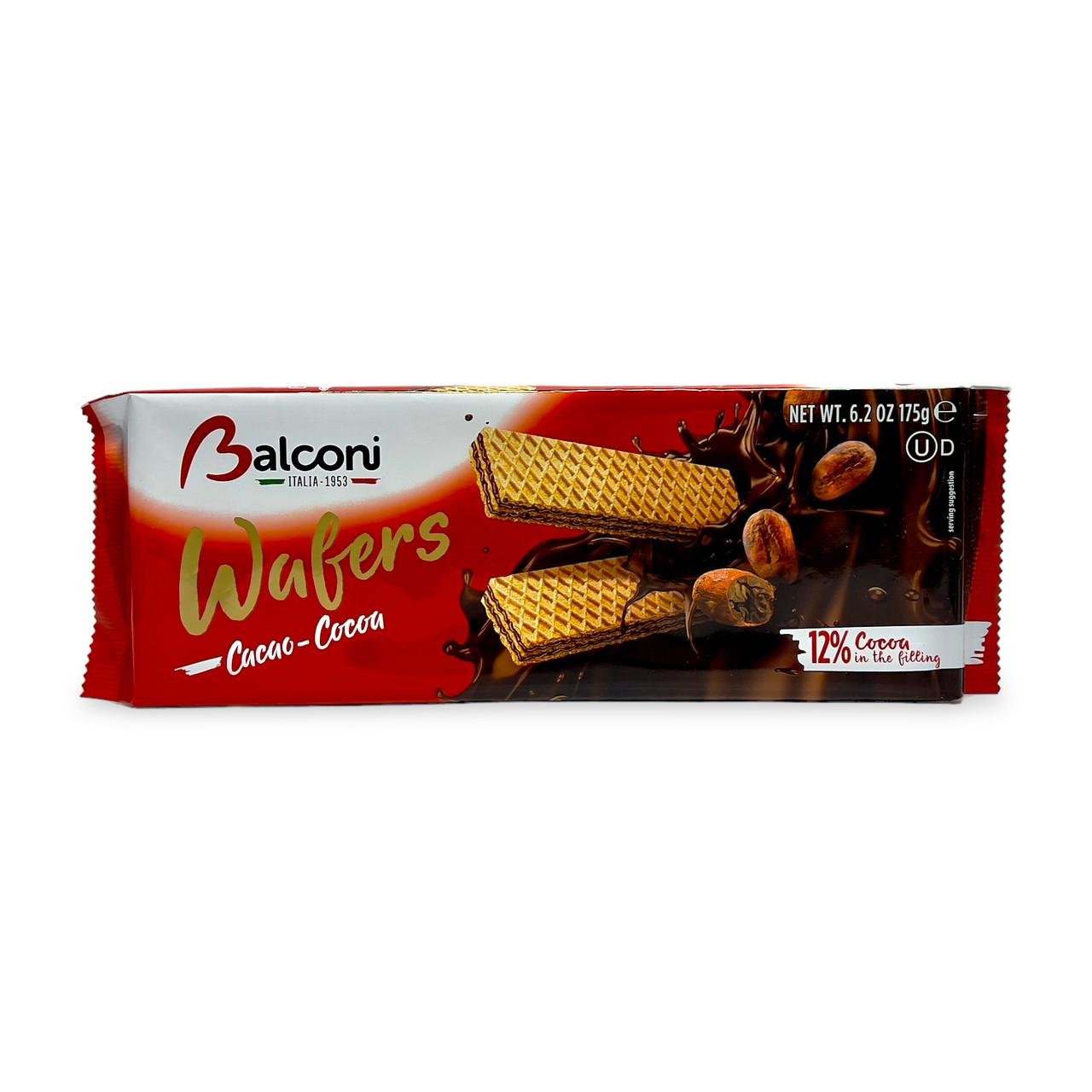 Вафлі BALCONI Wafers cacao з шоколадним кремом 175 г (2013751931)