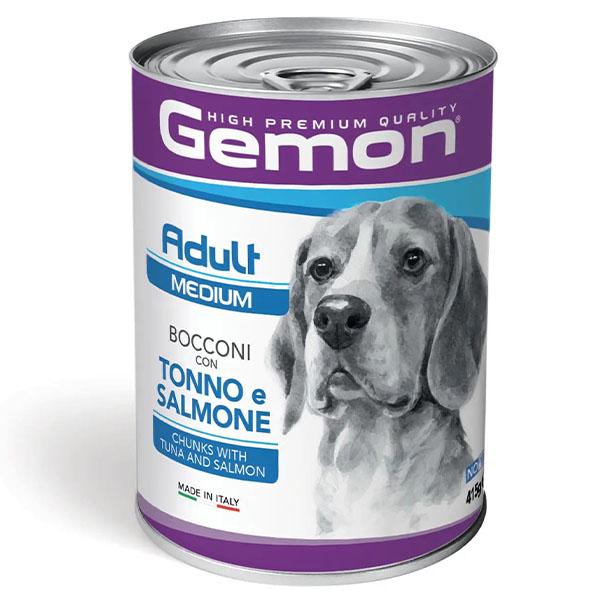 Корм для собак влажный GEMON Dog Wet Medium тунец с лососем 415 г (000025782)