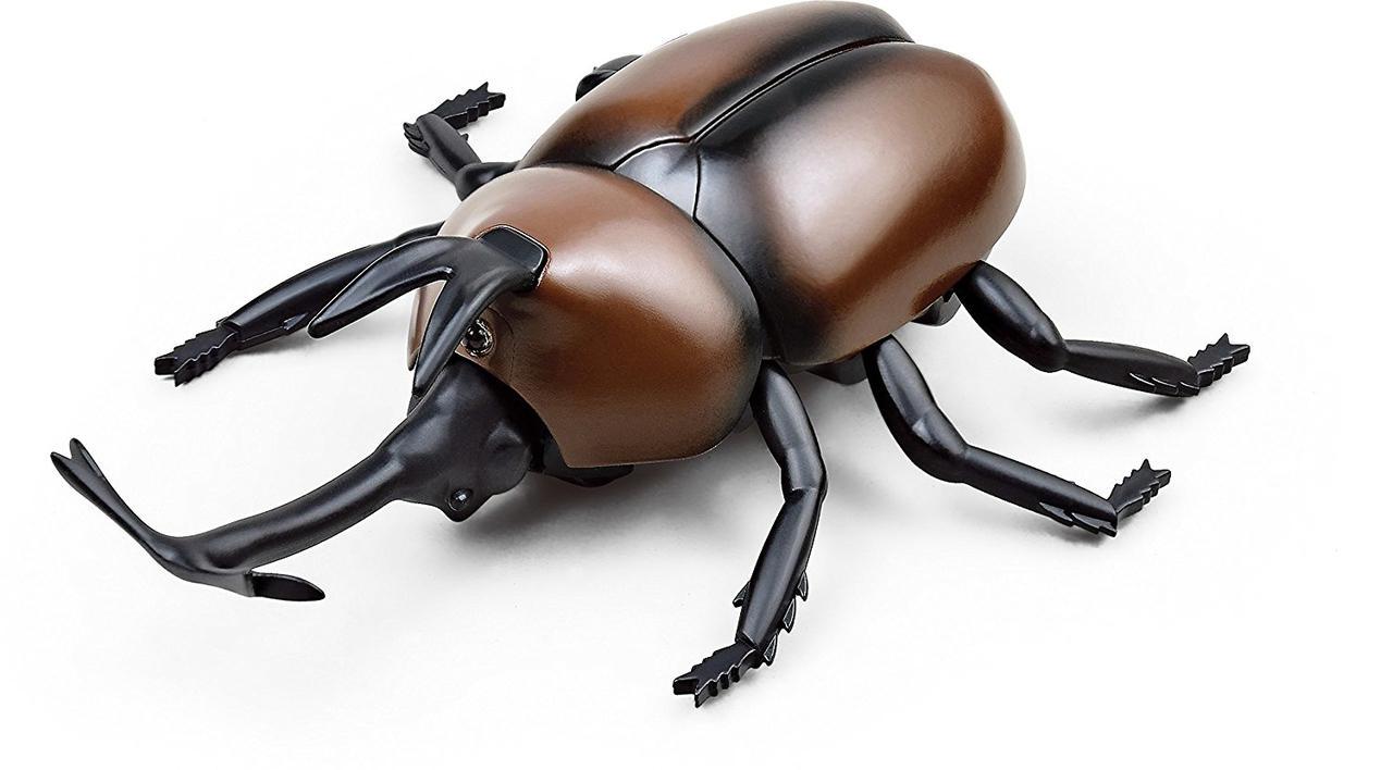 Іграшка на радіокеруванні SUNROZ Beetle іграшковий Жук-Геркулес Коричневий (SUN0891)