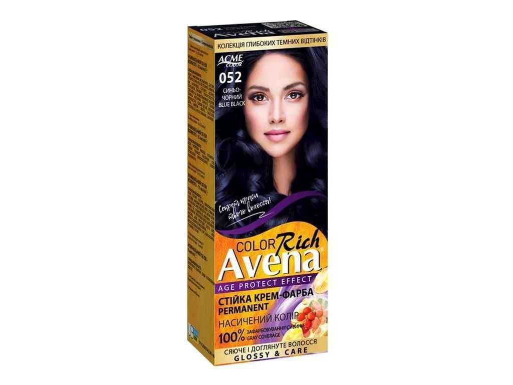 Крем-краска AVENA Rich Color 052 Сине-черный (1047529)