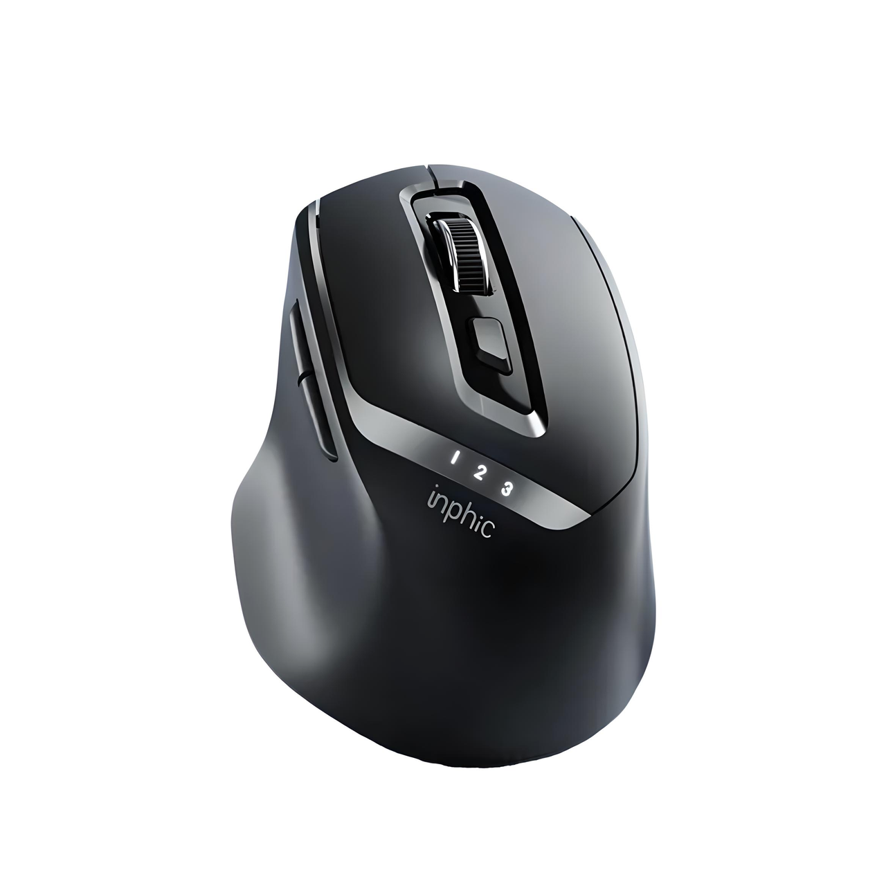 Мышь INPHIC DR5 беспроводная Bluetooth/USB 2,4 ГГц 2400DPI Черный (2391425359)