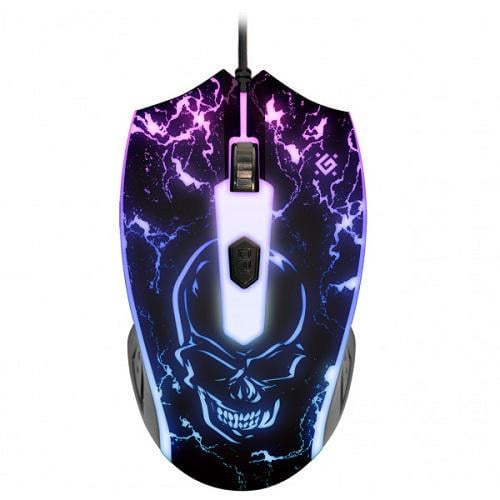 Мышка Defender Overmatch GM-069 игровая проводная USB 2400dpi 4кн