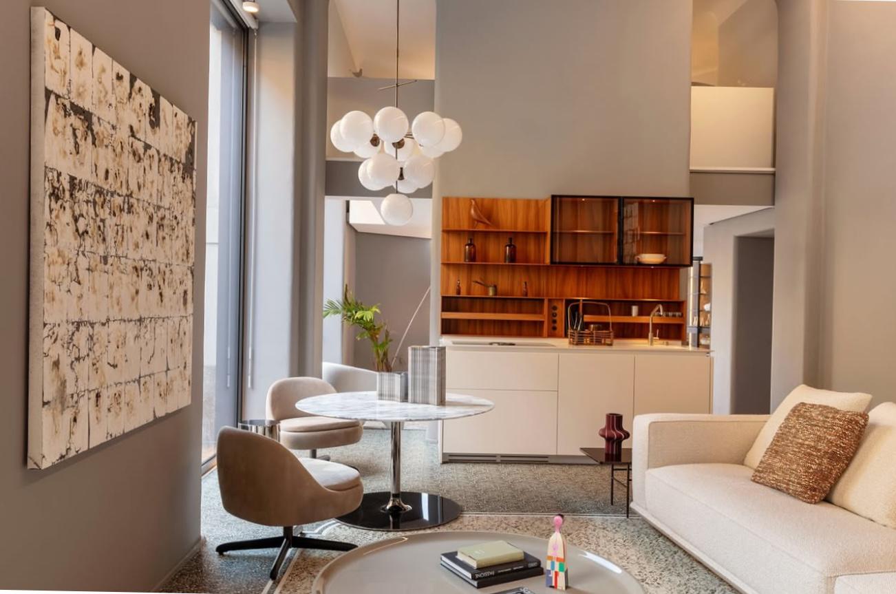 Обеденный стол Midj Infinity Cristal Ceramica 100 см Calacatta Black (T0190D10) - фото 6 Обеденный стол Midj Infinity Cristal Ceramica 100 см Calacatta Black (T0190D10) - фото 6