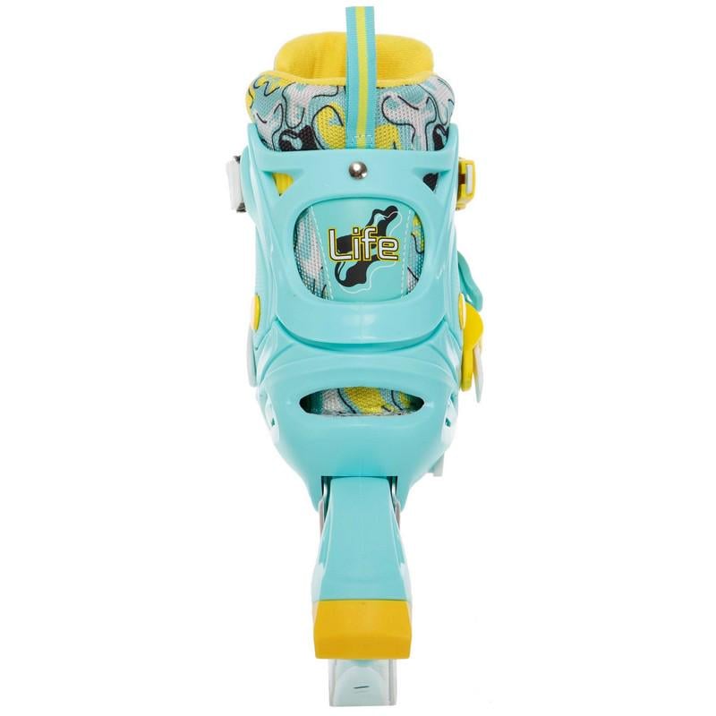 Роликовые коньки раздвижные детские Banwei BW-220 с защитой и шлемом р. 31-34 Мятный (BW-220_Мятный_S_(31-34) - фото 12 Роликовые коньки раздвижные детские Banwei BW-220 с защитой и шлемом р. 31-34 Мятный (BW-220_Мятный_S_(31-34) - фото 12