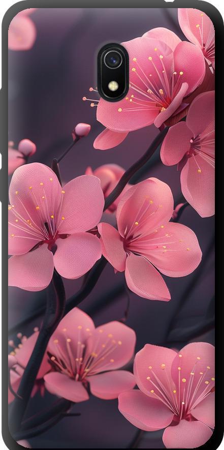 Чехол на Xiaomi Redmi 8A Пурпурная сакура (6075b-1794-42517)
