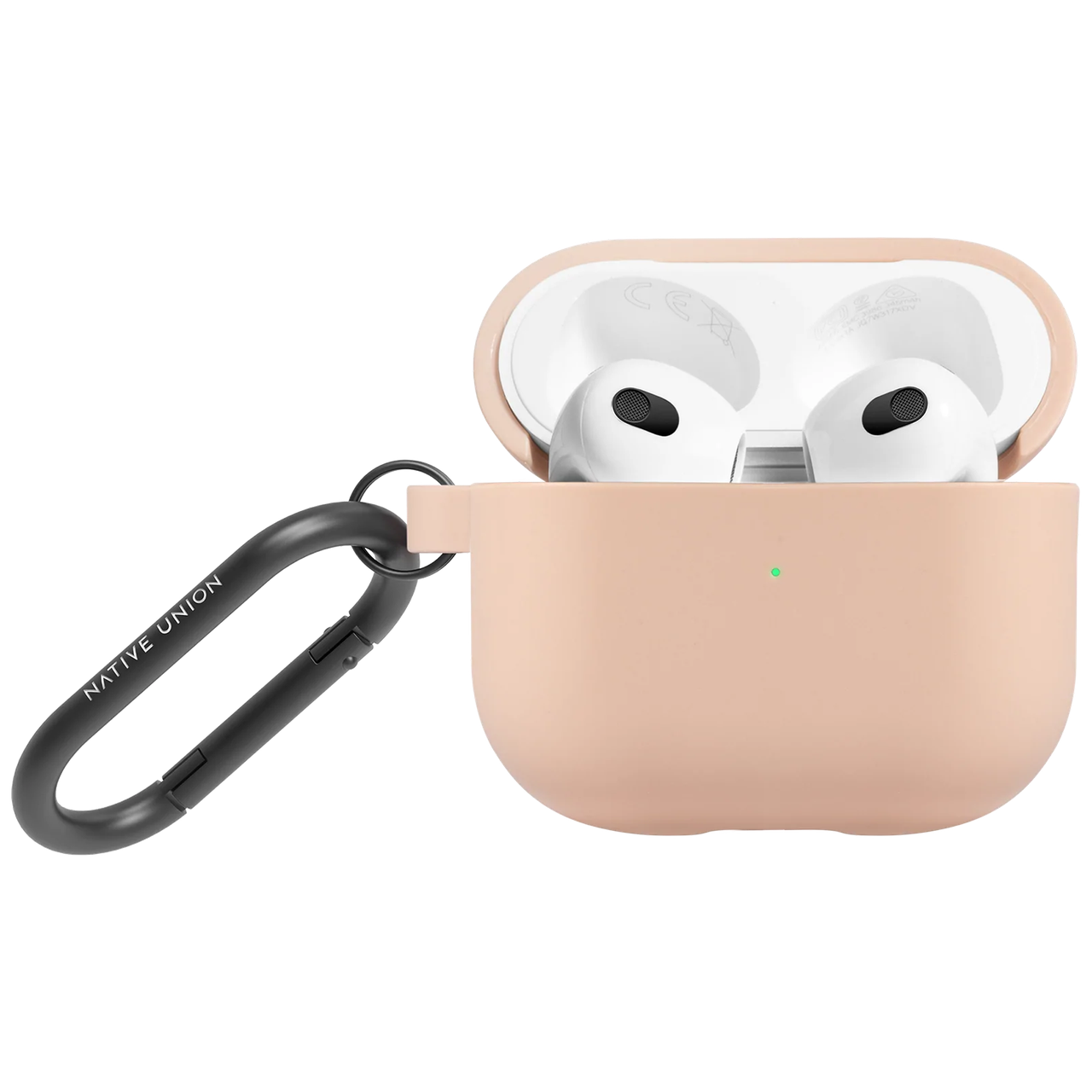 Силіконовий чохол для навушників Native Union Roam Case for Airpods 3rd Gen, Peach (APCSE-ROAM-PCH) - фото 2