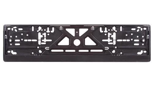 Рамка номера пластик чорна SR в кульку "Vitol" БН