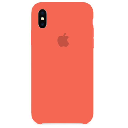 Чехол SIlicone Case для iPhone X/XS Protective Matte Orange
