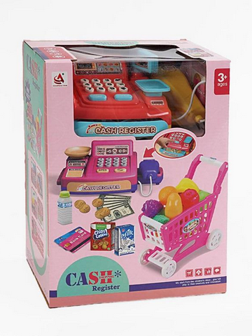 Детский набор кассовый апарат с корзиной для продуктов с мелодиями на английском языке (134351) Детский набор кассовый апарат с корзиной для продуктов с мелодиями на английском языке (134351)