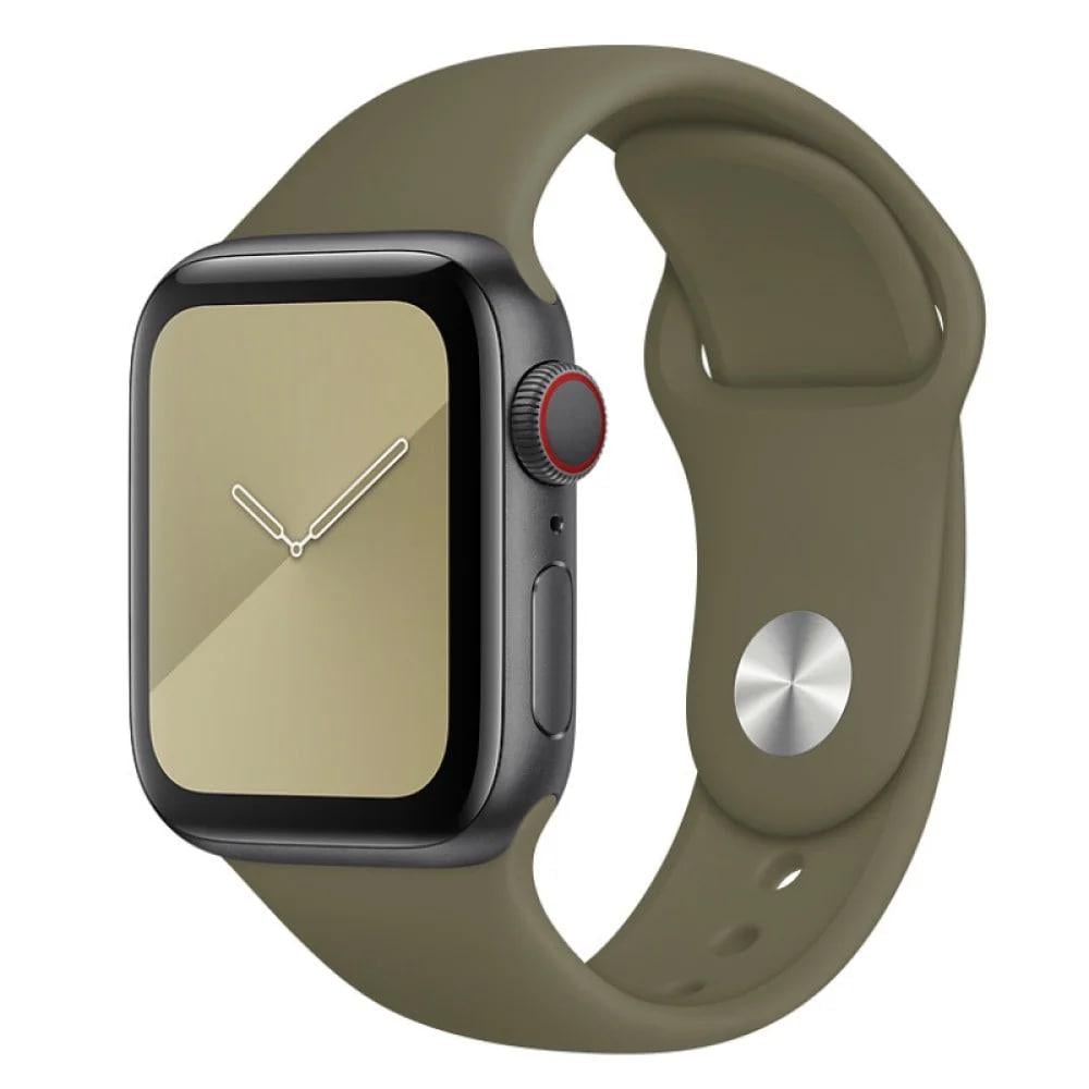 Браслет силіконовий для Apple watch 42 мм/44 мм/45 мм/49 мм Xaki (000556485)