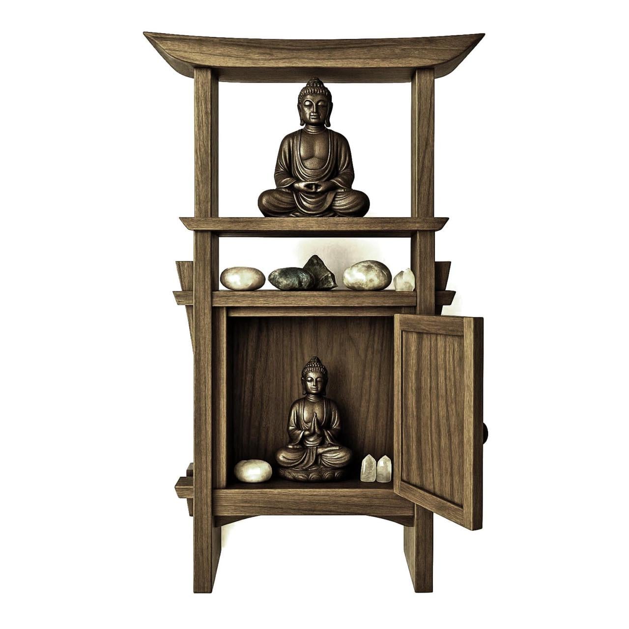 Вівтар для медитації з дерева Кеаліна Палісандр (ЛАТ-017602) Вівтар для медитації з дерева Кеаліна Палісандр (ЛАТ-017602)