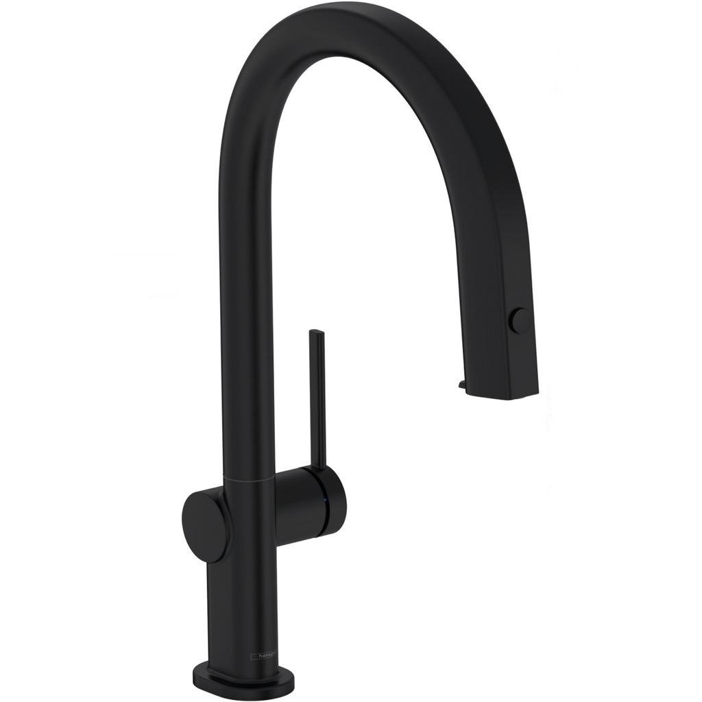 Змішувач для кухні Hansgrohe Aqittura M91 76826670 на дві води Чорний (148940)