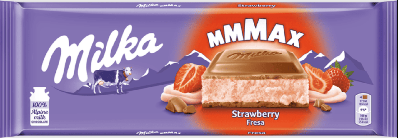Шоколад Milka Mmmax Strawberry 300 г (3072577387)