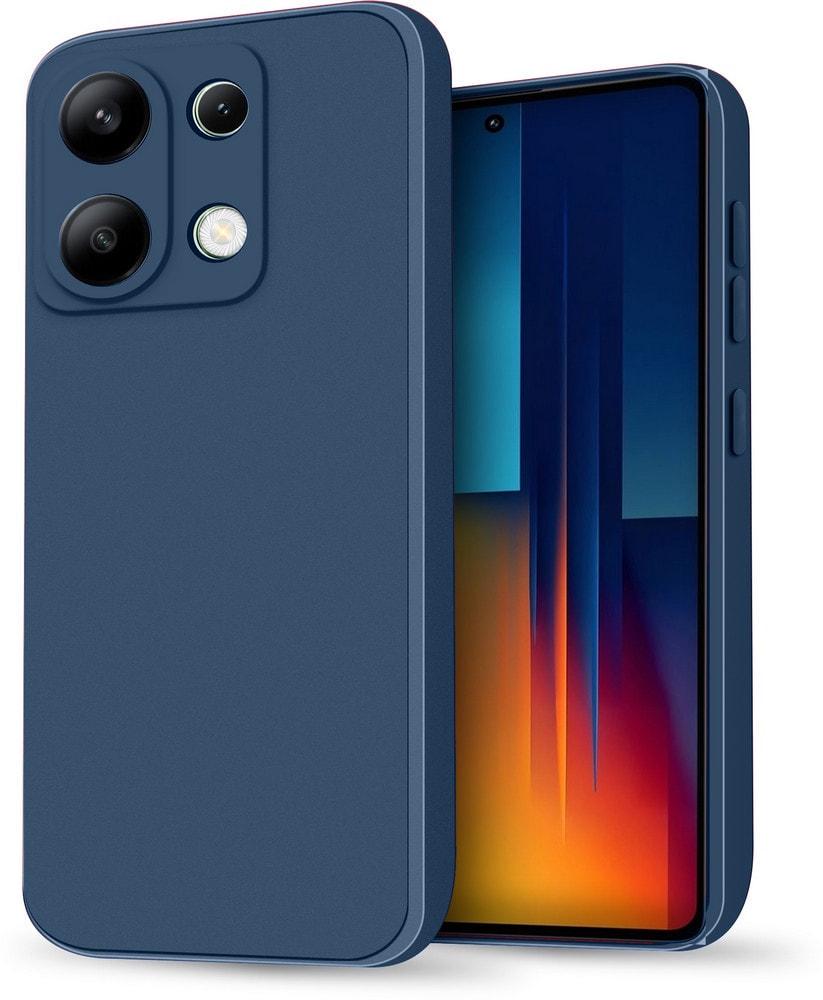 Силіконовий чохол HardCorner Xiaomi Poco M6 Pro (з мікрофіброю) Blue (35431-28)