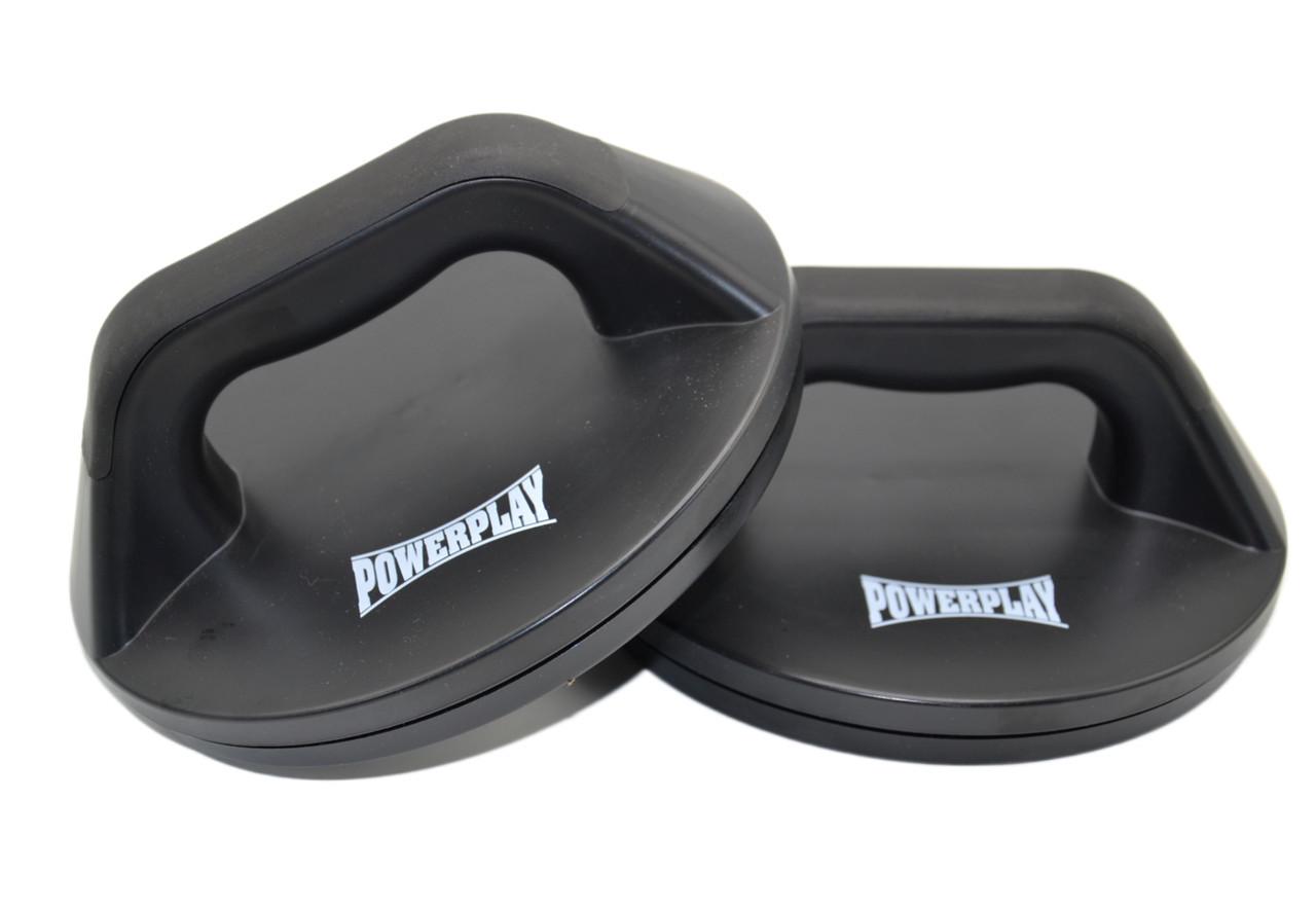 Упоры для отжиманий поворотные PowerPlay 4321 Push Up Bars пластиковые круглые (A-012551) - фото 4 Упоры для отжиманий поворотные PowerPlay 4321 Push Up Bars пластиковые круглые (A-012551) - фото 4