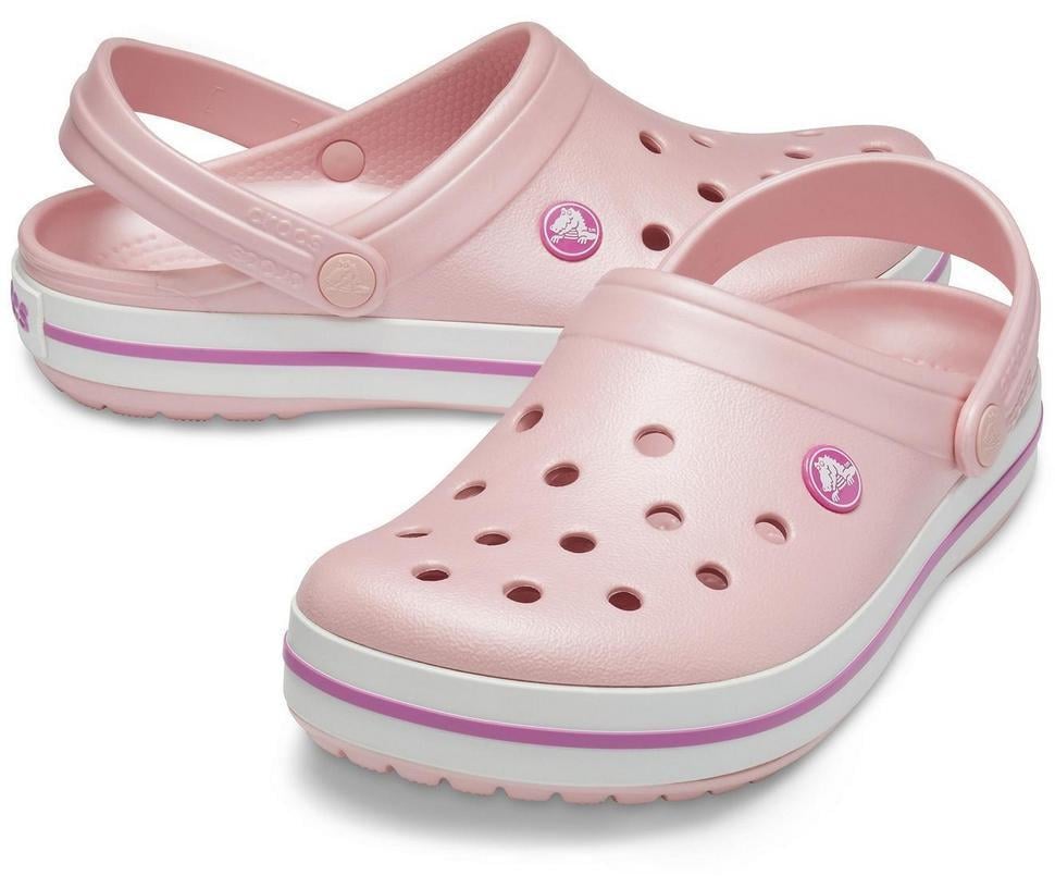 Сабо жіночі Crocs Crocband Clog Pearl Wild Orchid р. 42-43 Пудровий (19645)